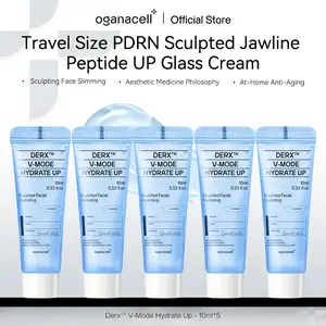 Oganacell PDRN GUASHA Glass LiftSculpting Cream – De-Puffing & Lifting Peptide Glow Cream for Facial Sculpting, Korean skincare Jawline Definition & At-Home Skincare Summervibes
