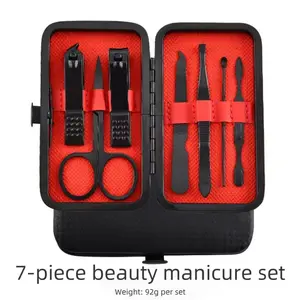 7-Piece Professional Nail Clipper Set, Stainless Steel Precision Trimmer, Complete Manicure & Pedicure Kit, Compact Travel Grooming, Everyday Nail Care Essentials