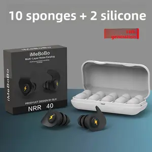 2026 Super Strong Silicone Soundproof Earplugs, Immersive Noise Reduction Earplugs, Student Sleep Aid, Silent Earplugs for Airplanes