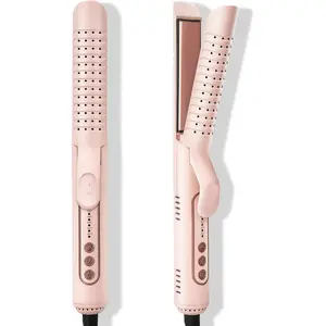 Airflow Styler Whirlwind Curl, Hair Straightener and Curler 2 in 1, Upgraded Curling Iron & Flat Iron Achieve One Pass Curl, Less Damage to Hair