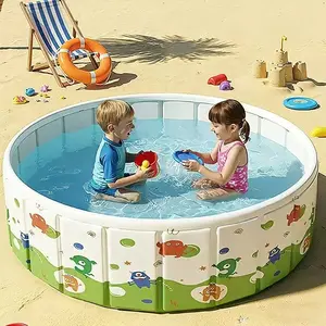 Portable Foldable Pet Pool: One-Second Setup Bathing Tub & Kids Ball Pit!No Inflation Needed, Tough Anti-Slip Material, Perfect for Summer Outdoor Fun & Indoor Play