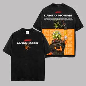 Lando Norris Shirt Premium Acid Wash, Last Lap Lando Fans, LN4 Shirt, Vintage Motorsport Shirt, Motor Speed Racing Sportbike Graphic Merch