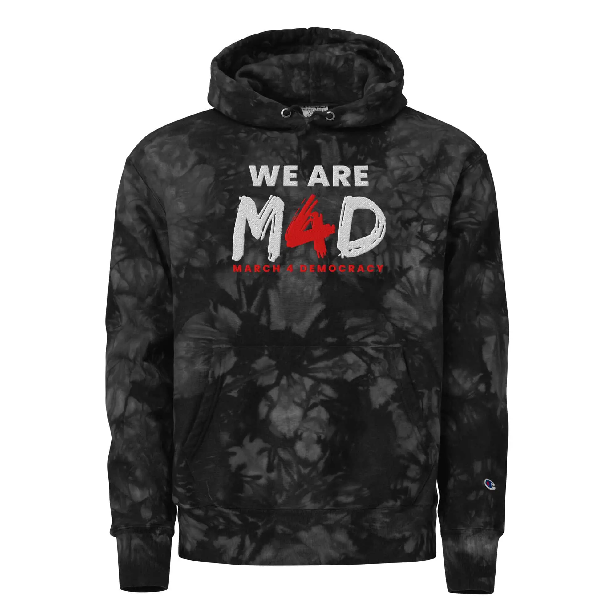 Embroidered Logo Unisex Tie-Dye Hoodie