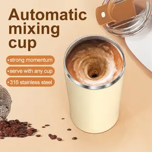 Portable Electric Shaker Cup, USB Rechargeable Automatic Mixing Cup, Stainless Steel Mixing Cup for Coffee, Milk, Egg, Kitchen, Home, Office, Outdoor, Protein Shake Mixer