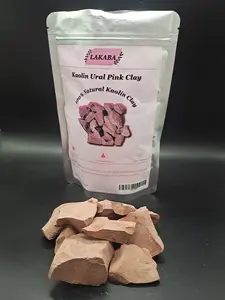 LAKABA Premium Cosmetic Grade Pink Narat Clay 200g 7oz Pure Chemical Free Natural Kaolin Clay for Skincare Silky Smooth Skin Skin Repair