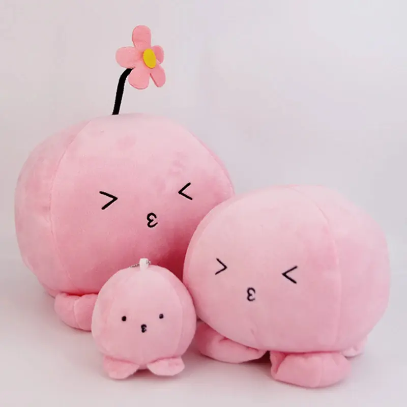 Cute Octopus Plush Doll, Soft Stuffed Toy, Kawaii Room Decor Pillow, Collectible Gift