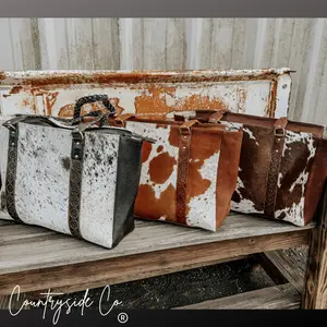 Dynasty Cowhide Weekender, Tote Work Bag