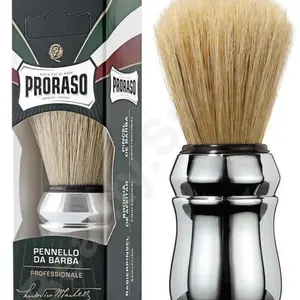 Proraso Professional Shaving Brush original Authentic By Omega Made in Italy shave lather brush Boar Brustals Manual Shaving Sensitive Skin