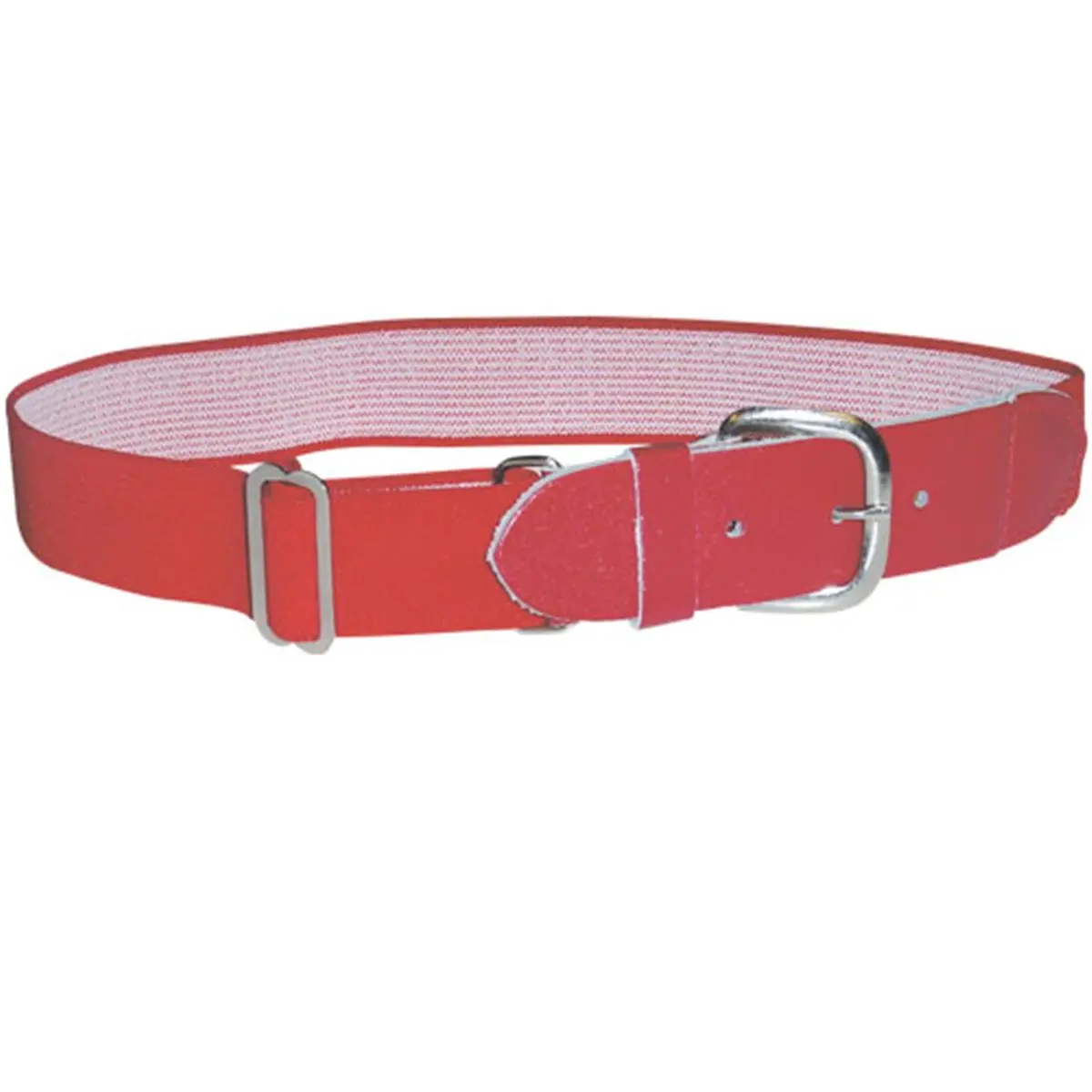 212 MAIN Maroon Stretch Baseball Belt - Leather Tabs, Nickel (Metallic) Buckle, 1-Size-Fits-All Adjustable Belt Fits 22"-46" Waist Sizes, 1.5" Width, 0.25 lbs (Sports & Outdoor Coaches' Gear Accessory), One Size Fits All