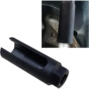 Sensor Socket with Side Wire Cutout, 1/2'' Drive x 7/8'' (22mm) 6-Point O2 Sensor Socket, O2 Sensor Wrench Removal and Installation Offset Tool, Universal  Accessories for