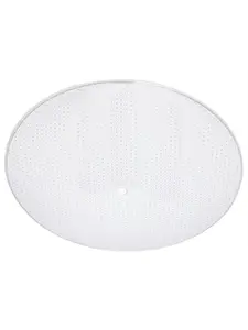 13 in. Clear Dot Glass Round Light Diffuser - Case of 12