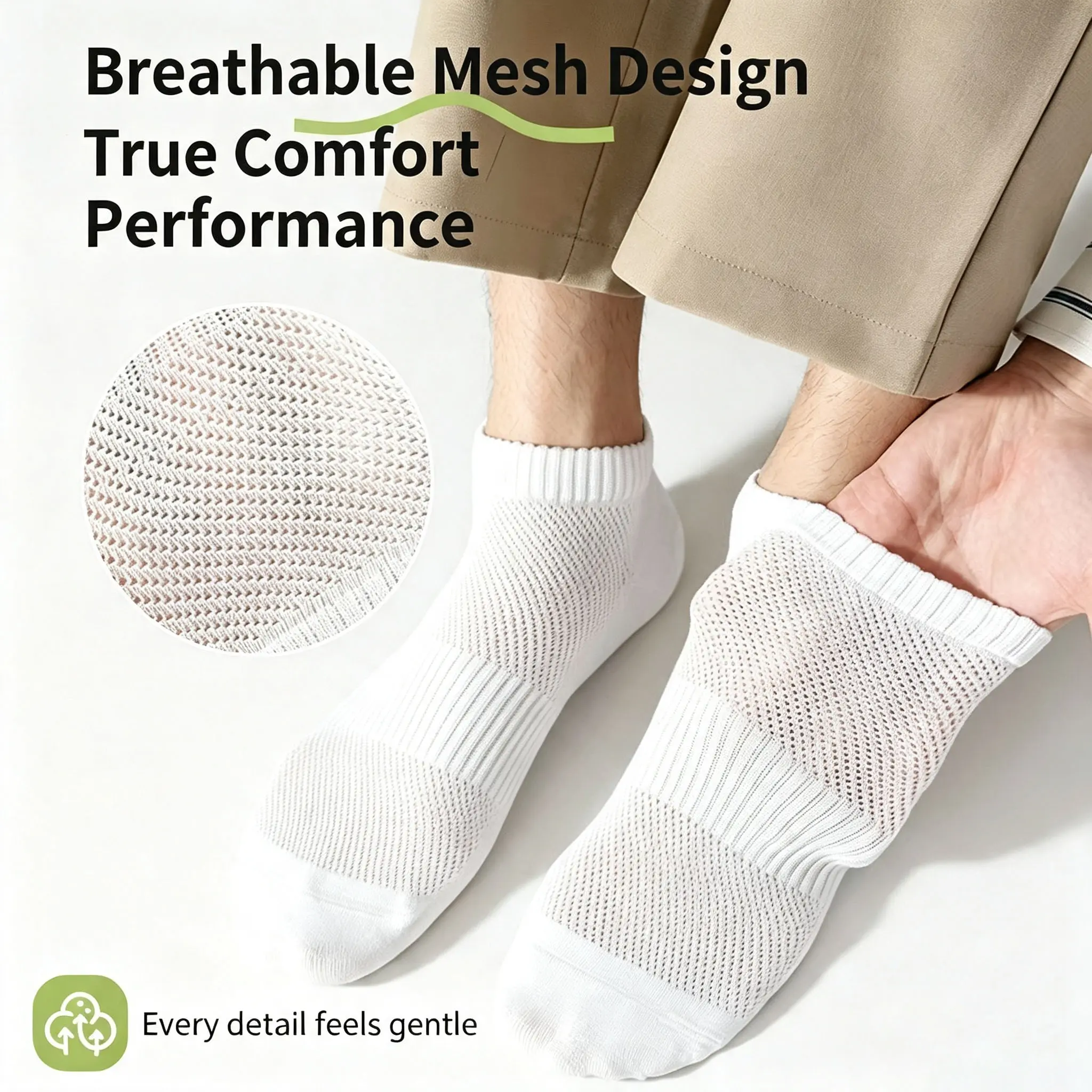 Men's Minimalist Plain All-Seasons Menswear Pants - Free Random-Color Sock Pair Included