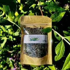 Organic Loose Green Tea - Green Tea with Antioxidants and Beneficial Nutrients, Low Sugar and Fat, Sugar-Free and Dairy-Free Beverage for health Lemon