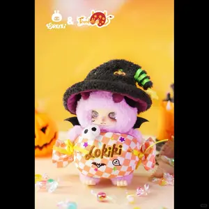LOKIKI Halloween Frend Blind Box | 4+1 Hidden Styles | Ultra-Soft Cuddly Heart-Themed | Collector's Gift for Adults & Kids (Display/Play)