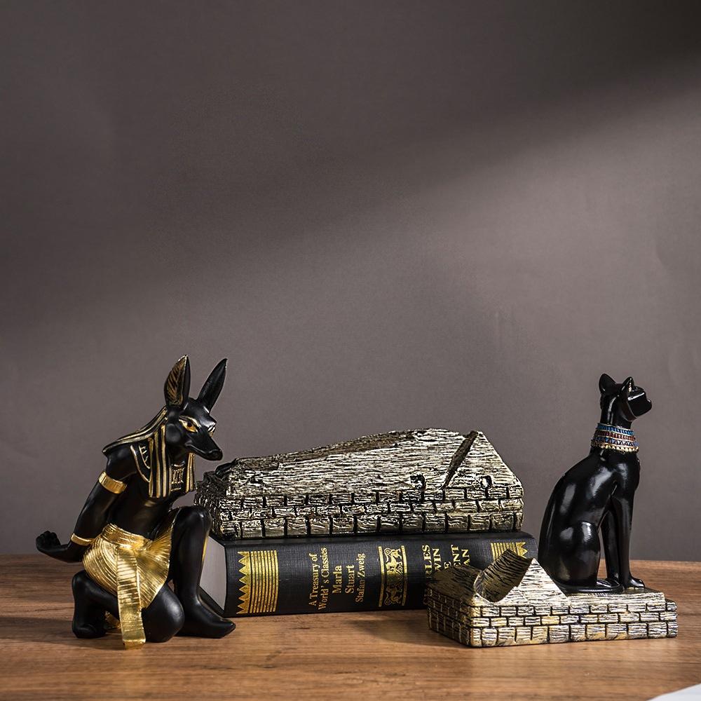 Egyptian Anubis Beverage Display Shelf, Stylish Bottle Storage Rack,  Kitchen & Party