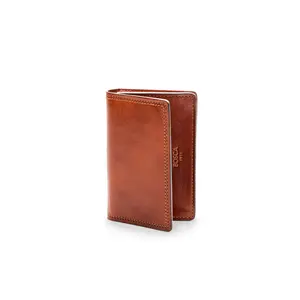 Bosca Mens Dolce Collection - Full Gusset Two-Pocket Card Case w/ I.D.