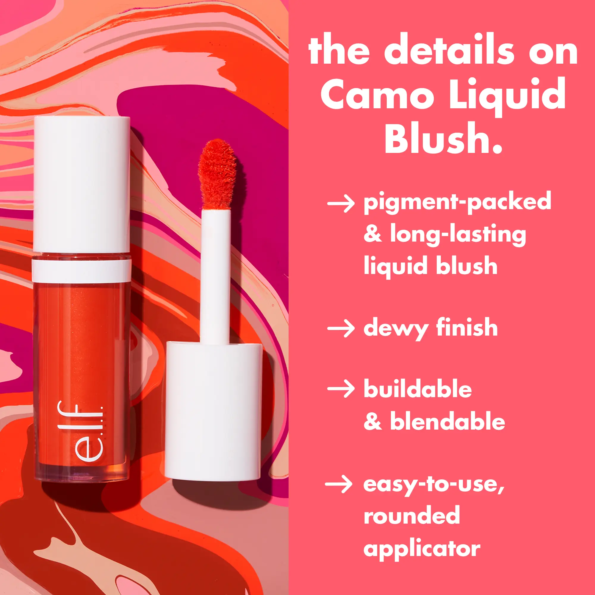 elementi solidi liquidi e gassosi e.l.f. Liquid Blush Brush main image 1