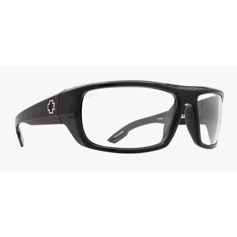Spy Optic BOUNTY Sunglasses - GLOSS Black ANSI Rx / CLEAR Lens