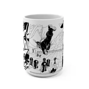 Boruto  Manga Panel Mug | Black and White Comic Art Coffee Cup