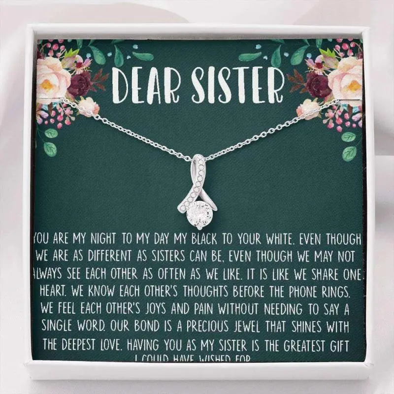 Sister Necklace, Sisters Gift: Gift For Sister, Big Sister Gift, Giggles, Secrets Necklace, Friendship necklace, matching sets, BFF gifts, meaningful jewelry, best friend forever