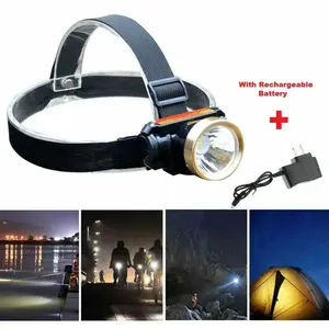 2 Pack LED Rechargeable USB Waterproof Headlight HeadLamp Head Light Charger