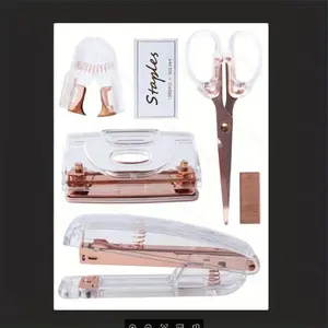 Metal Effort-Saving Stapler Set, Strong Outdoor Packaging Stapler, Portable Stapler Set, Durable Multifunctional Stapler, School Supplies