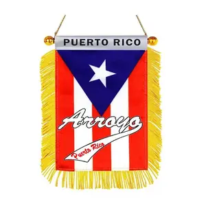 Minibanners con los pueblos de Puerto Rico