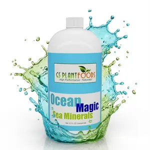 Ocean Magic Sea Minerals | Natural Sea Mineral Fertilizer with 90+ Trace Minerals for Soil Health, Plant Nutrition & Nutrient-Dense Harvests | Gardens, Lawns, Hydroponics & Houseplants