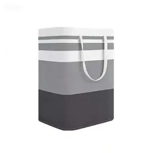 Collapsible fabric laundry hamper, vertical laundry basket, large storage bucket, laundry basket, bathroom sundry bag, home storage basket, independent laundry basket, collapsible high laundry basket, laundry basket, Portable storage basket