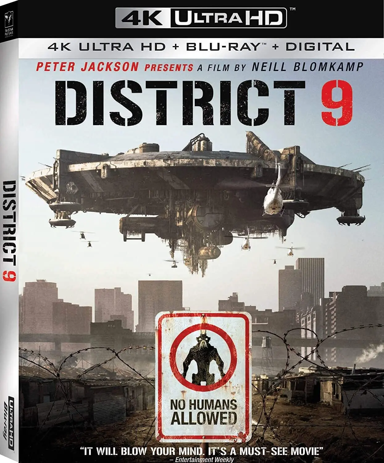 District 9  [4K ULTRA HD BLU-RAY MOVIE] With Blu-Ray, 4K Mastering, , Dubbed, Subtitled, Widescreen, 2 Pack