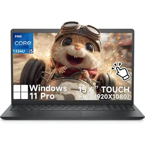 Dell Laptop 15 LDC15250 Touchscreen, Intel i5-1334U(10-Core), 20GB RAM, 512GB SSD, 15.6 FHD Anti-Glare Display for Business & Students, Windows 11 Pro, Windows Copilot
