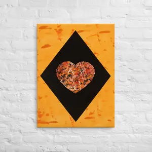 "Love In Orange" by Genesis Be (No Frame)