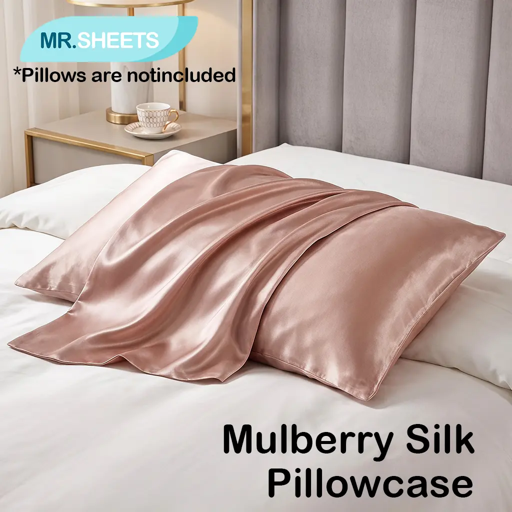 NTBAY 19 Momme Natural Organic Silk Pillowcase, 100% Pure Mulberry Silk Pillow Cover, Dermatologist Approved Award-Winning Cooling Bedding, Breathable Wrinkle-Resistant Anti-Aging for Hair & Skin Health While Sleeping