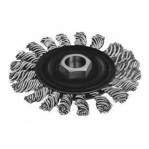 Milwaukee 48-52-5020 4" Full Cable Twist Knot Wheel - Stainless Steel