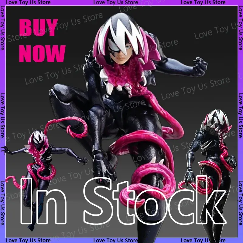 Gwen Action Figures Anime Figurine Kaiyodo Amazing Yamaguchi Revoltech Statue Ko Model Gk Collection Kid Toy Gift