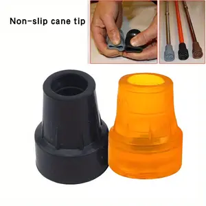 4pc Rubber Cane Tip, Enhance Stability and Safety for Walking Cane, Easy Installation Accessory for Better Mobility, Hiking Stick Pole