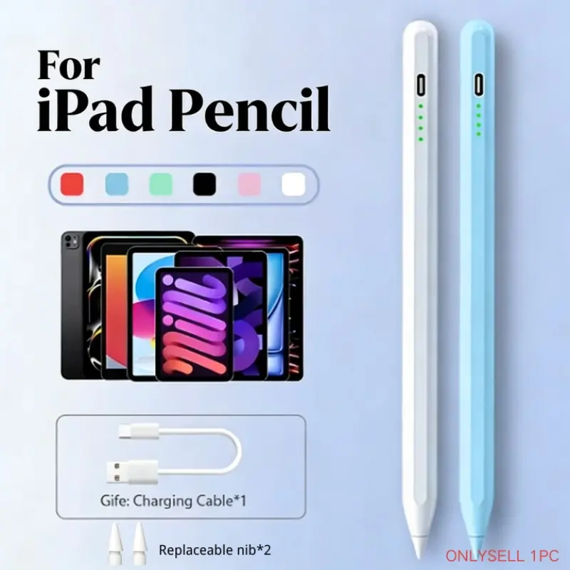 Zp4-Ap Compatible with Apple Pencil Gen 2 Stylus, Palm Rejection Feature, Works with iPad 2018-, Pro 11/12.9, Air, Mini, Zp-9por Model Digital Stylus Pen Tablet Writing