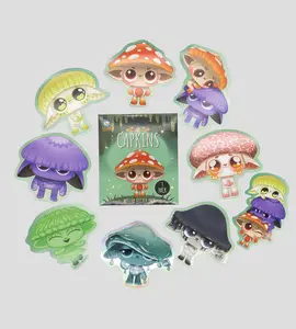 Kaleidos Creative - Capkins Sticker Pack - Blind Box - Mystery Box
