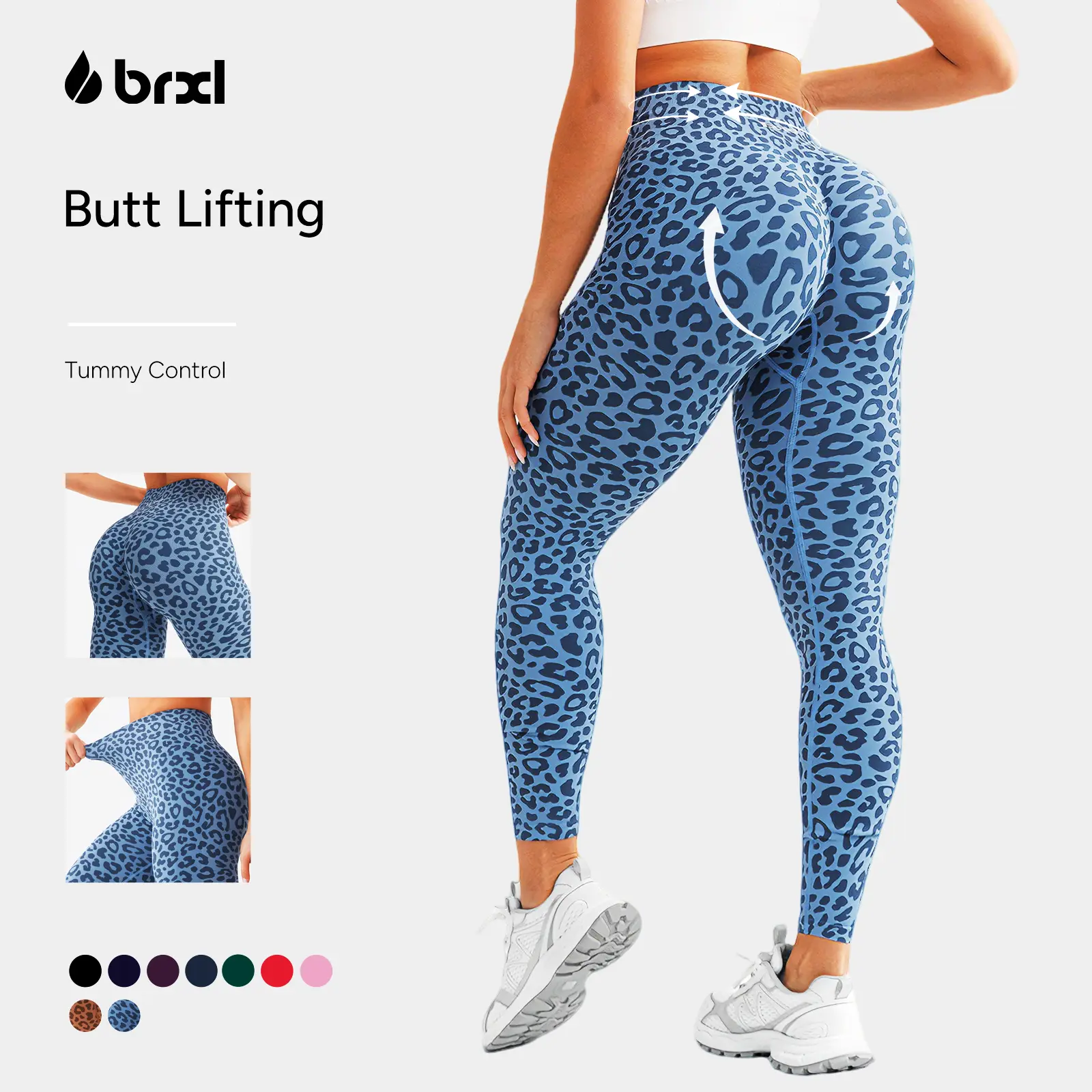 BRXL Lycra Fabric Butt Lifting No Front Seam High-Waisted Breathable Yoga Pants Tummy Control Seamless Gym Running Leggings #Parati #GymWorkout #TikTokMadeMeBuyIt #outdoorfun #Summervibes #beachoutfit-2,summerwins