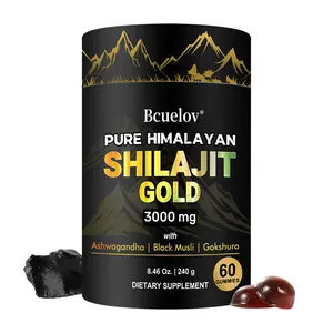 Bcuelov Pure Himalayan gold shilajit Health Supplement Supports Energy level, Supports joint health 60 Capsules