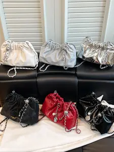 Unique Cloud Bag with Ruched Design, Rich Colors, Versatile Fashion Styles, Fits Phone & Makeup, Perfect for Party & Daily Use, Crossbody Chain Bag, Crossbody Clutch Purse