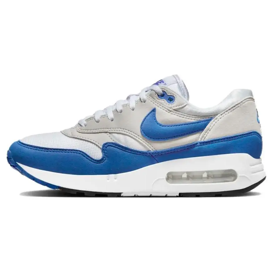 NIKE Women's Air Max 1 '86 OG 'Big Bubble - Royal Blue' Classic Casual Footwear, Sports Shoe Sneaker, Women's Sneakers, Rubber, Snug Fit, Retro Appeal