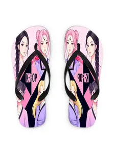 2026 Summer New Women's K - POP Hanbok - Inspired Flip Flops, Open Toe, Flat Heel, Multiple Colors & Sizes Available, Perfect for Mother's Day, Easter, Holiday Gifting, All - Season Fashion Sandals, Women Shoes