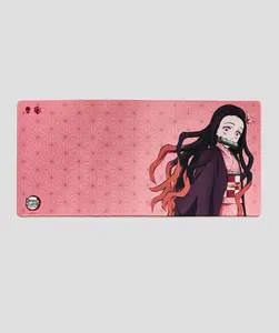 Demon Slayer Kimetsu No Yaiba Nezuko Gaming Mouse Pad, Computer Mouse Mat, Flat Stitched Edge, Non-Slip Rubber Base, Gamers & Office Use - Officially Licensed