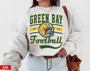 Green Bay Football Crewneck Sweatshirt, Green Bay Game Day Unisex Crewneck, Graphic Tee Gift For Football Fan Sport.