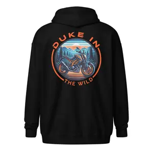Duke in the Wild Zip Up Hoodie