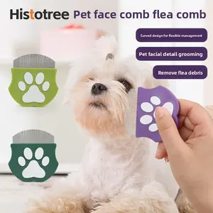 Pet comb, mini facial comb for dogs, facial hair removal comb, cat flea comb, pet supplies Easy Facial Comb for Cats and Dogs Pets Eye Comb