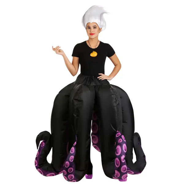 Women's Ursula Inflatable Long Skirt and Necklace Costume (© Disney)