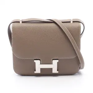 Pre-owned HERMÈS Calfskin Shoulder Bags Hermes Constance3 Mini Calf Shoulder Bag