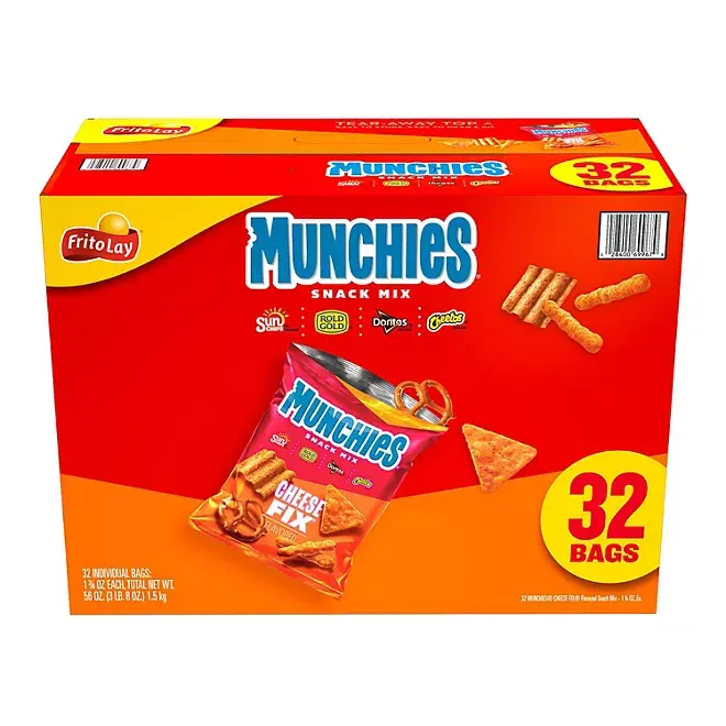Frito_Lay Munchies Snack Mix Cheese Fix, 1.75 oz., 32 pack - Crispy Crunchy